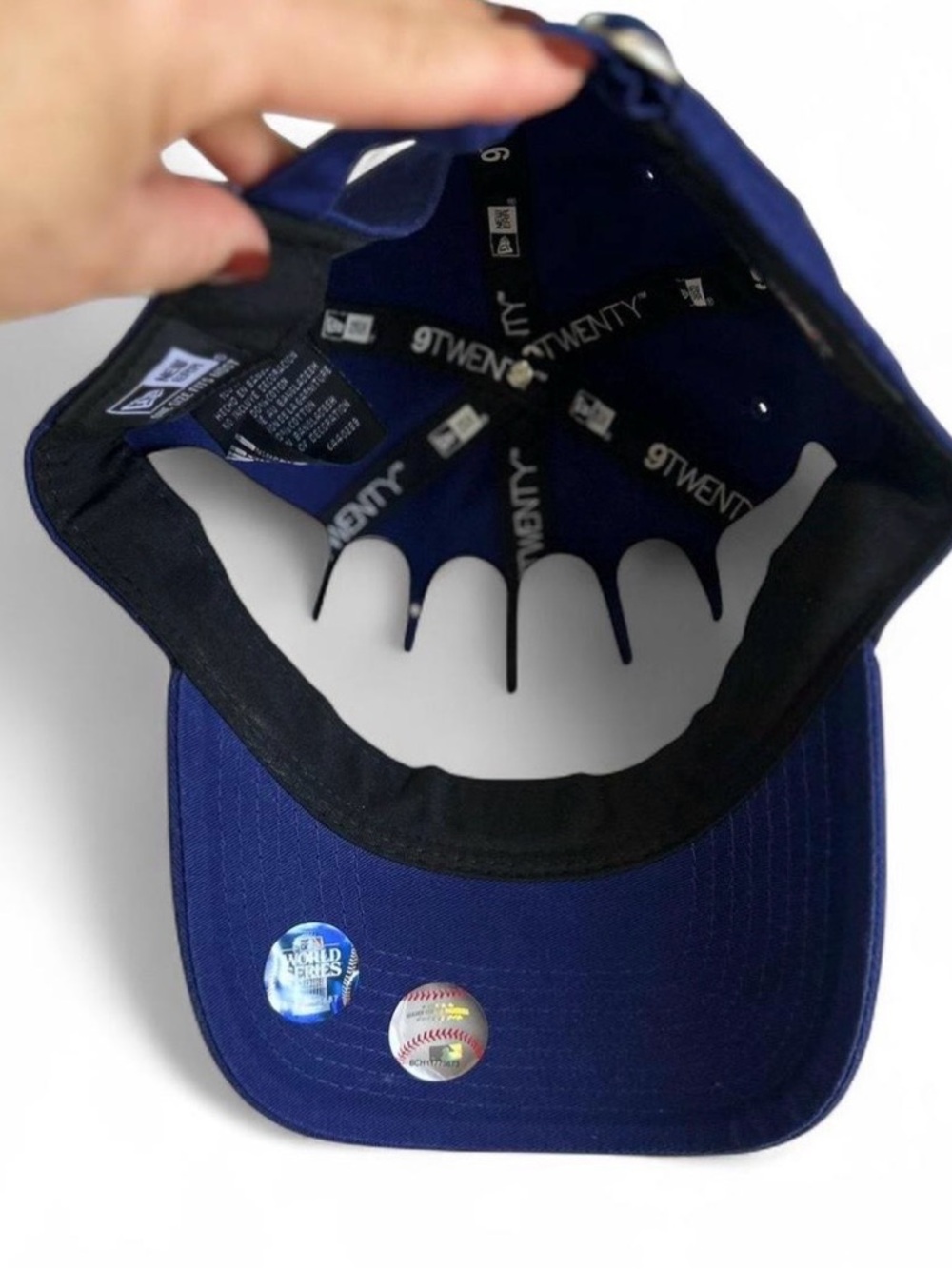 NWT New Era Los Angeles Dodgers Royal Blue White World Series 2023 Patch Hat - Picture 6 of 8